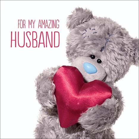 3D Holographic Husband Me to You Bear Valentines Day Card £2.99